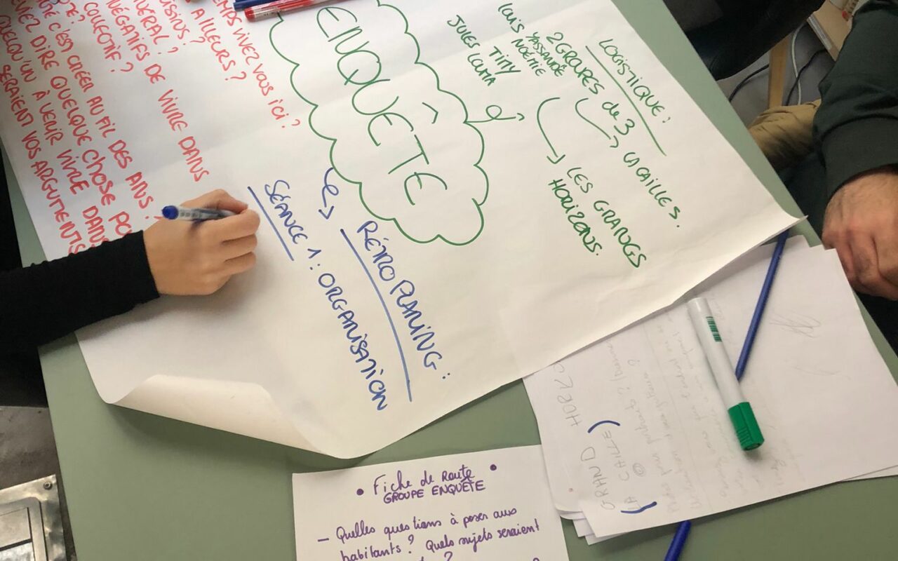 Atelier de préparation de La Fabrique avec l'équipe EVOCAE au CAUE Var