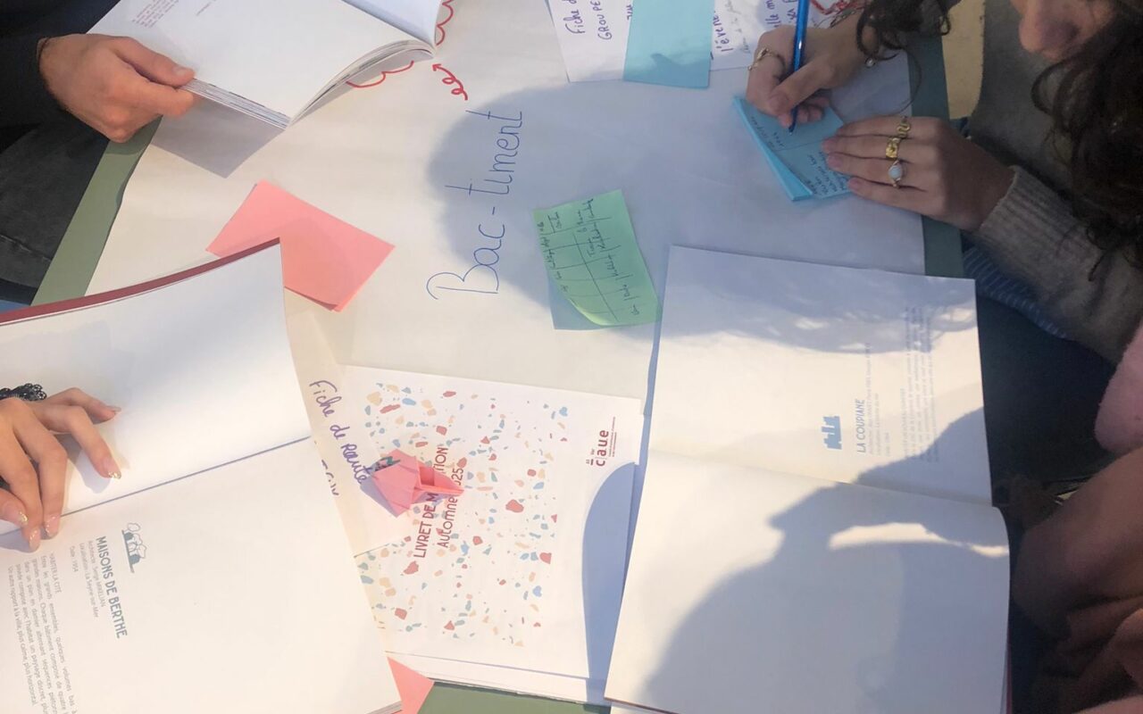 Atelier de préparation de La Fabrique avec l'équipe EVOCAE au CAUE Var